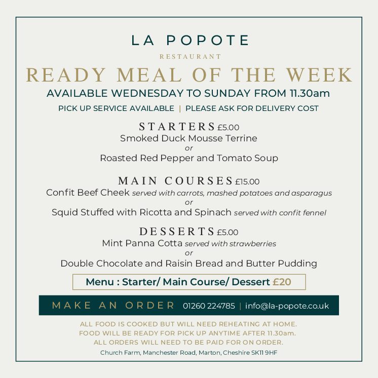 Ready Meal Menu of the Week