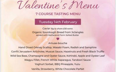 7 Course Valentines Day Menu